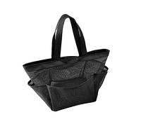 Gogogmee Sac de Plage à Mailles Multiples Grand Sac de Rangement Maille pour Toilettes et Cosmétiques pour Activités de Plage