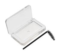 Gogogmee Savonnette à Sourcils Transparent Kit 1 Lot Savonnette Coiffant Fixe Naturel Boîte Acrylique Portable Maquillage Sourcils Pour Femmes Usage Quotidien