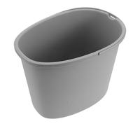 Gogogmee Seau de Toilette Portable en Plastique avec Poignée, Remplacement pour Chaise Percée, Léger et Compact, pour Personnes Âgées et Femmes Enceintes Chevet