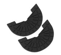 Gogogmee Semelle Antidérapante Caoutchouc pour Talon de Chaussure Coussinets de Remplacement Durables Facile à Installer Protège Usure et Améliore la Stabilité Sportive Noire