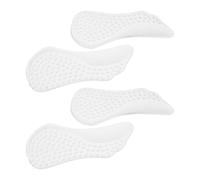 Gogogmee Semelles Intérieures Transparentes en Silicone Anti-dérapantes, Coussinets de Soutien Voûte Plantaire Particules de Massage, Demi-pointure, Lot de 2 Paires, Confort pour