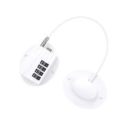 Gogogmee Serrure à Combinaison pour Fenêtres et Réfrigérateur Verrou sans Perçage Protection Sécurisée pour Tiroirs et Portes Installation Facile Matériau Blanc