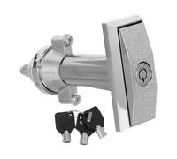 Gogogmee Serrure de Sécurité T en Alliage Zinc-aluminium Longue pour Distributeur Automatique, Verrouillage Haute Précision, Compatible Machines à Soda et Distributeurs de Confiseries,