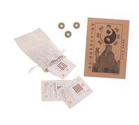 Gogogmee Set de Cartes I Ching Hexagrammes Papier avec Guide Instructions et Feng Shui pour Divination et Apprentissage Sagesse Chinoise