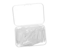 Gogogmee Set de Pinceaux à Silicone Semi Transparents Applicateurs Portables pour Maquillage Brosse de Masque Kit Pratique à Emporter pour Usage Personnel ou Voyage