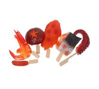 Gogogmee Simulation Barbecue Jouets Fête Nourriture Accessoires Jouer Cuisine Nourriture Artificielle pour Affichage Faux Aliments pour Cuisine Cuisses De Poulet Affichage