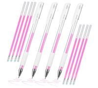 Gogogmee Stylo de Cartographie Sourcils Rose avec Mines Outil de Positionnement pour Maquillage Sourcils Stylo Doux et Facile à Nettoyer Usage Sûr