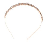 Gogogmee Superbe Bandeau De Mariage En Strass, Accessoire De Coiffure Pour Mariage, Coiffe En Strass Pour Événements Formels, Bijoux Décoratifs Pour Cheveux