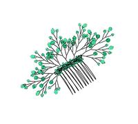 Gogogmee Superbe Épingle À Cheveux En Cristal Avec Motif De Feuille Accessoire De Coiffure Pour Mariage Carnaval Fête Élégante Vigne De Cheveux De Mariée Pour Femmes