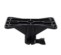 Gogogmee Support de Haut-Parleur Noir en Plastique, Trou 35mm | Plateau de Montage pour Enceintes Actives, Installation Rapide, Usage pour Techniciens Audio et Scènes