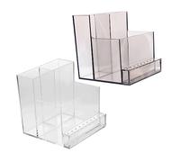 Gogogmee Support De Rangement Pour Forets à Ongles Organisateur Professionnel 2 Pcs Pour Perceuse à Ongles Affichage Transparent Et Idéal Pour Manucure Et Pédicure