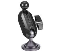 Gogogmee Support de Téléphone à Rotule pour Voiture, Fixation Adhésive Solide en Alliage D'aluminium, Base Pivotante 17 Mm, Support Compact pour Tableau de Bord, Accessoire Voiture