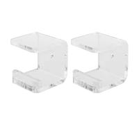 Gogogmee Support Mural pour Bâtons de Hockey Robuste et Gain de Place Porte-Crosse Transparent Double Organiseur Mural Haute Capacité pour Rangement et Affichage des Crosses de Hockey sur