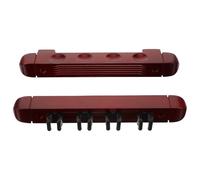 Gogogmee Support Mural Queue Billard Bois Massif Rangement Fentes pour Queues de Billard Porte-Queue Mural Robuste et Polyvalent Support pour Amateurs et Clubs