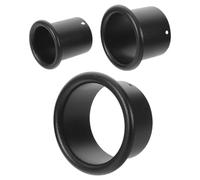 Gogogmee Support Sèche-cheveux Inox Noir 3 Pièces, Organiseur Accessoires Coiffure pour Salle de Bain, Compatible Fer à Lisser et Fer à Friser, Rangement Compact pour Coiffeuse et