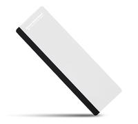 Gogogmee Tableau Mémo Transparent en Acrylique pour Écran D’ordinateur, Panneau Latéral Droit Adhésif, Bloc-notes Fin et Léger pour Bureau, Accessoires de Bureau, Panneau Message Moniteur