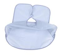 Gogogmee Tablier Rasage Barbe Portable Argenté Cape Attrape-poils pour Coupe et Toilettage Facile à Nettoyer Maison et Salon