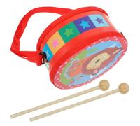 Gogogmee Tambour à Main pour Garçon Fille Portable Instrument de Percussion Éducatif Bois et Plastique Résistant avec Maillet pour Concerts et Fêtes Musicales