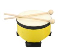 Gogogmee Tambour de Percussion pour Garçon Fille Musical Éducatif Orff avec Peau de Mouton Instrument Léger pour Découverte Sonore et Apprentissage Musical Couleur Couleur Aléatoire