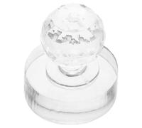 Gogogmee Tampon à Fard à Paupières Ø27 Mm Cristal Outil de Pressage pour Maquillage Yeux Accessoire Professionnel pour Poudres et Blush Usage Quotidien