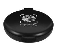 Gogogmee Tampon Encreur Rond Mini Portable pour Documents Encre Rapide Sèche pour Comptables et Bureau Compact