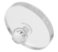 Gogogmee Tampon pour Fard à Paupières 59 MM en Plastique Outil de Pressage Cosmétique Multifonction pour Blush Sourcils et Highlighter Applicateur de Poudre Compact pour Maquillage de