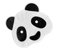 Gogogmee Tapis de Antidérapant Panda Cartoon Tampon Exfoliant pour Dos Massage Doux Élimination des Peaux Mortes Fixation par Ventouses Confortable et Résistant