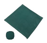 Gogogmee Tapis de Jeu Carré Pliable 86 X 86 CM Vert Foncé, Tapis de Mahjong Épais Antidérapant, Accessoires de Table de Jeu de Société, pour Poker, Échecs et Réunions en Famille