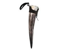 Gogogmee Tasse Corne Viking Corne de Vache Capacité Mug à Boire pour et Vin Décor Vintage Médiéval
