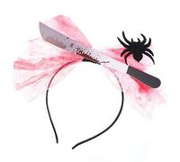 Gogogmee -tête Halloween Créatif Accessoires Cheveux Carnaval Coiffure Fête Rouge Noir