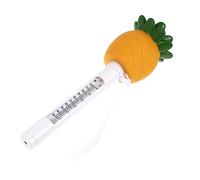 Gogogmee Thermomètre Flottant Piscine Plastique Jauge de Température Ananas Flottante Lecture Précise Décoratif pour Piscine et Spa