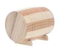 Gogogmee Tirelire Bois Forme Cochon Cylindre Boîte à Économies pour Garçon Fille Pot à Pratique et Décoratif Rangement Monnaie Simple et Adorable Cadeau Éducatif Garçon Fille