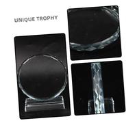 Gogogmee Trophée Transparent Éclatant Personnalisable pour Récompenses Sports Décor Bureau Élégant