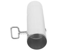 Gogogmee Tuyau de Cheminée Réglable Inoxydable avec Damper pour Poêle pour Camping et Extérieur Facile à Installer et Durable