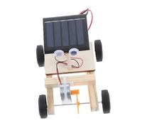 Gogogmee Voiture Solaire pour Garçon Fille De Jouets à Énergie Solaire Kit Scientifique Éducatif Voiture De Course Soi-même Activité De Création De Liens Familiaux