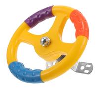 Gogogmee Volant en Plastique pour Voiture Garçon et Filles Accessoire de Balançoire Disque Oscillant Pivotant Multicolore Léger et Sûr Compatible Véhicules à Conducteur Porté