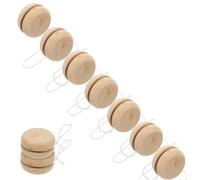 Gogogmee Yo-yo en Bois pour Garçon Et Filles 15 Pièces DIY Peinture à La Main Jouet Éducatif Jouet Créatif Loisirs Garçon Et Filles Fête