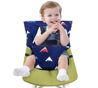 Gogokids Chaise haute portable en tissu - Polyvalente, attachable, siège enfant facile à installer pour n'importe quelle chaise avec soutien dorsal - Agit comme sangle de sécurité pour les chaises