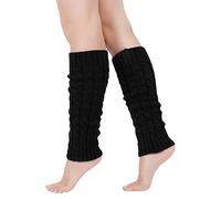 GoGou Jambière Femme Jambières Guêtres Chaud Tricotés Longues Chaussettes Chaudes d'Hiver pour Femme et Fille