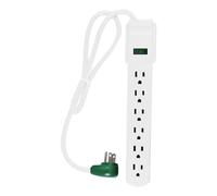 Gogreen 6 Outlet Surge Protector W/2,5 'de cordon d'alimentation, GG-16103MS