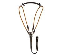 Gogue pour cheval en cuir et nylon Acavallo Italian Dori Marron Full