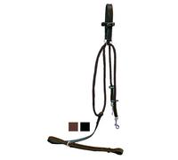 Gogue pour cheval en cuir et nylon Tattini Noir TU
