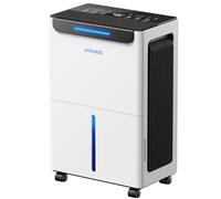GoGuess 1600 Sq.ft Dehumidifier for Basement - 21 Pints, Drain Hose & Humidity Control Large Room Dehumidifiers for Home, RV, Bathroom, Bedroom - 3 Modes & 24H Timer White