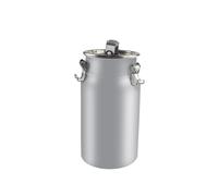 GoHaiDe Portables Seau à Lait en Acier Inoxydable Seau De Transport De Lait Seau À Vin Pot Bidon Huile avec Couvercle Poignées Hermétique Récipient,5L