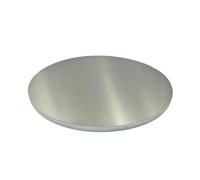 GOHAPY Plaque d'emboutissage en aluminium, diamètre 50/80/120 mm, plaque ronde en aluminium, épaisseur du métal rond: 0,5 à 6 mm, 1 pièce(1x50MM)