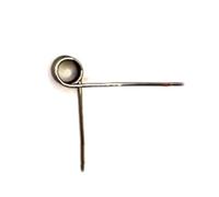 GOHAPY Ressort en Forme de V de 0.4mm de diamètre de Fil, Tours de Ressort de Torsion Droit 3/4/5 Tours, Ressort de Torsion Droit en Acier Inoxydable 304 5 pièces(5 * 3MM*270)