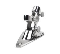 GOHAPY Support de Montage pour Drapeau Base de Yacht polie Miroir/meulage par Vibration, siège d'antenne en Acier Inoxydable 316, matériel Marin, 1 pièce(1)