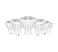 GOHDLAMP Ampoules LED GU4 MR11 Non Dimmables Lot de 6, GU4 LED 12V 3W remplace les lampes halogènes 30W, réflecteur, 4000K 540 lm AC/DC 11 V-14 V, culot GU4.0