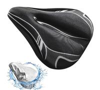 GOHHME Housse Selle Velo Confortable Con Copertura Impermeabile Rembourrage en Gel Haute Densité Respirant Structure Antidérapante pour Plus de Stabilité Amorti Efficace pour Soulager la Douleur