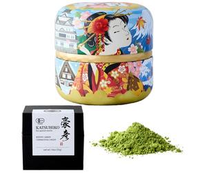 [Gohiko] KATSUHIKO Organic Matcha Made in Japan, Authentic Ceremony Grade, Established in 1751, 20th Generation Kyoto Tea Ceremony, Carefully Selected Organic JAS Certified, 1.9 oz (55 g), Domestic
